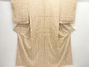 未使用品　七宝模様小紋着物